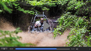 JOIN JON BONES JONES - UP IN THE TREES AND THROUGH THE MUD! 